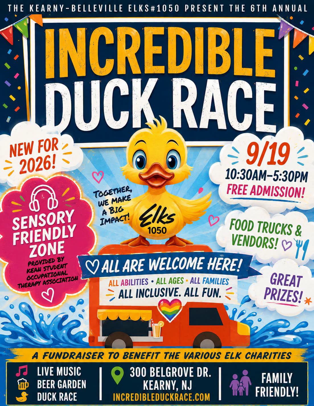 The 6th Annual Incredible Duck Race