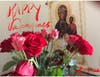 Roses with Our Lady of Częstochowa, Poland saying Happy Valentines 