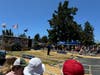 The Alaskan Racing Pig Show is a very popular show(seats fill easily), “where pigs fly “ ; the show master each section to root for their. favorite pig, each pig has a name; sections predict root for their favorite pig to win.