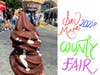 San Mateo County Fair chocolate ice cream sundae is popular with kids and adults for summer fun and play.