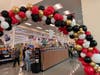 Balloons as you enter the store.