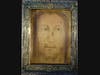 One of the relics of Jesus face is kept at Manoppello Santuario del Volvo Santo,  Italy)