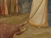 Woman who had bleeding disease touches Jesus garment hem was healed(Matthew 9:20-22), is the possible St Veronica per scholars.