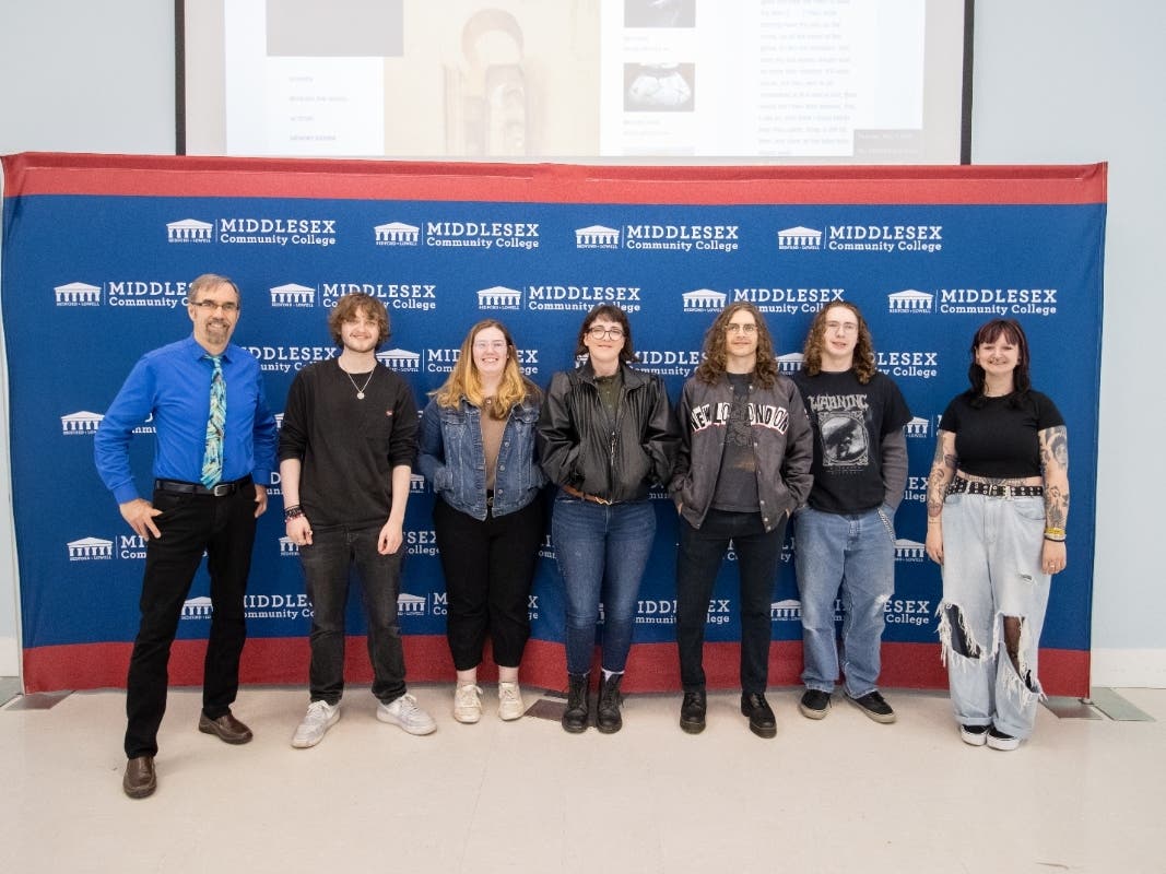 Tom Laughlin and the DRR student editors.