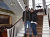 The author and wife in Balrath House, the one-time home of the landlord to whom generations of ancestors paid rent in Ireland.