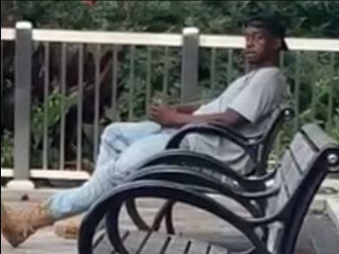 Police have a man they saw was involved in a public indecency incident in which he reportedly was seen pleasuring himself in the open by a 14-year-old girl.