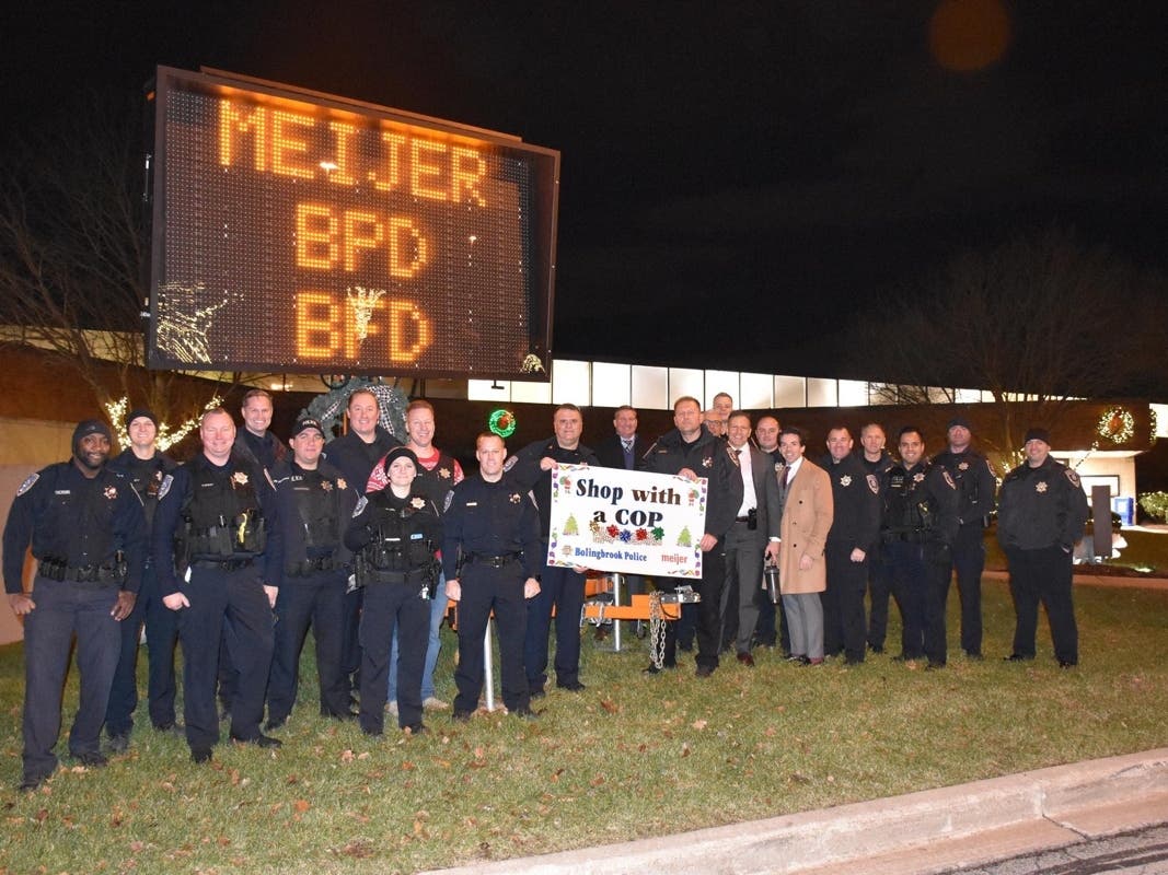 Members of the Bolingbrook police and fire departments participated in the 23rd annual Shop With a Cop program, which has grown every year since in started. 