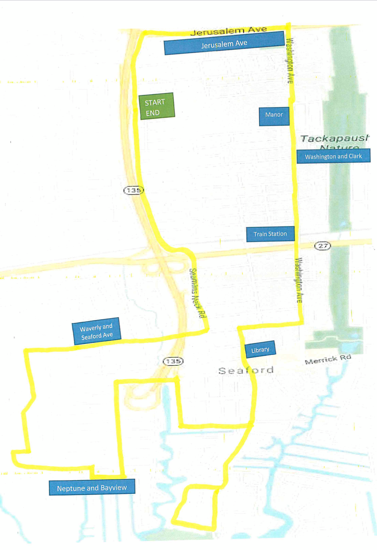 Seaford High School Teachers Parade Route