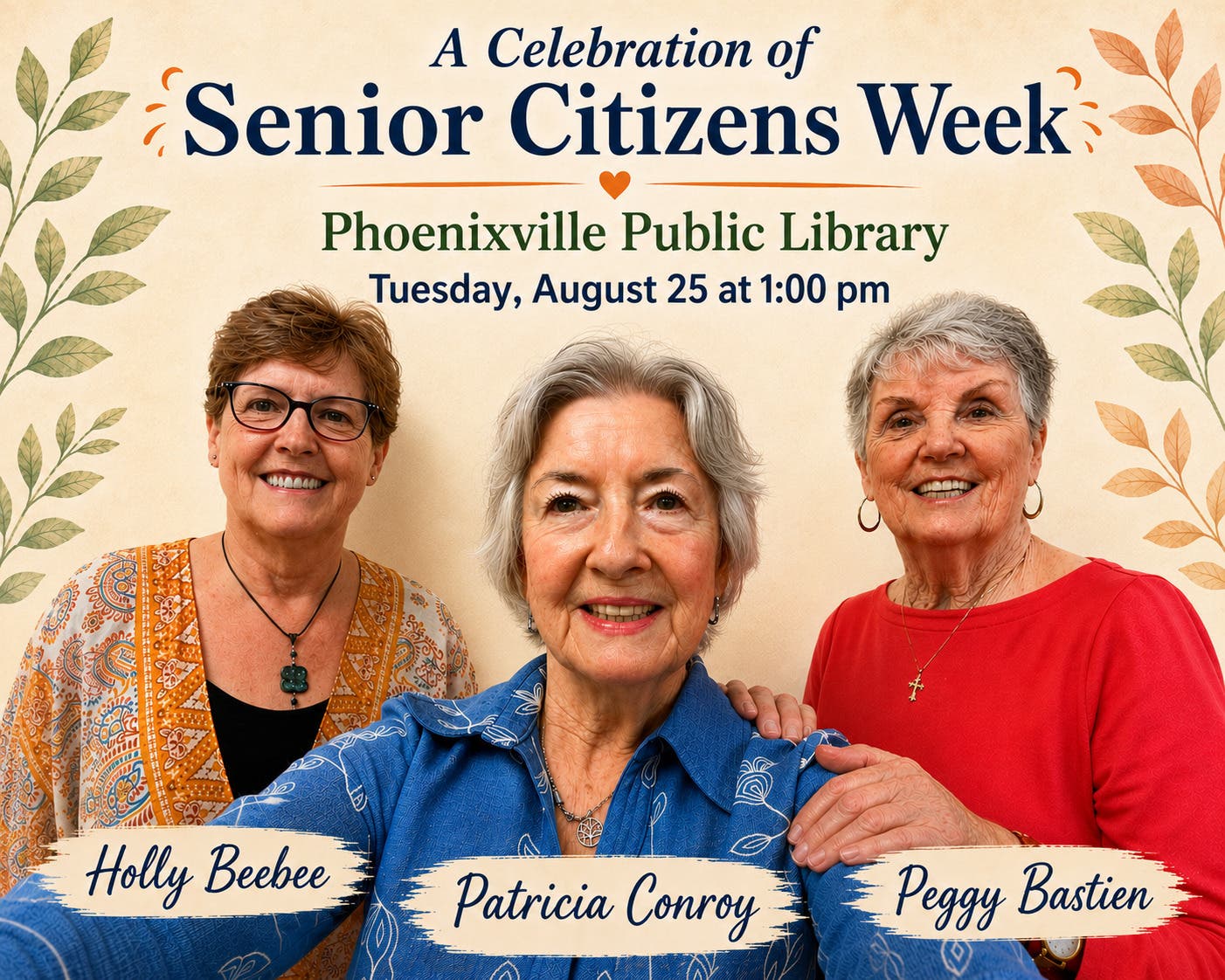 Senior Citizens Day Celebration: A Happy Hour of Music, Movement and Conversation"