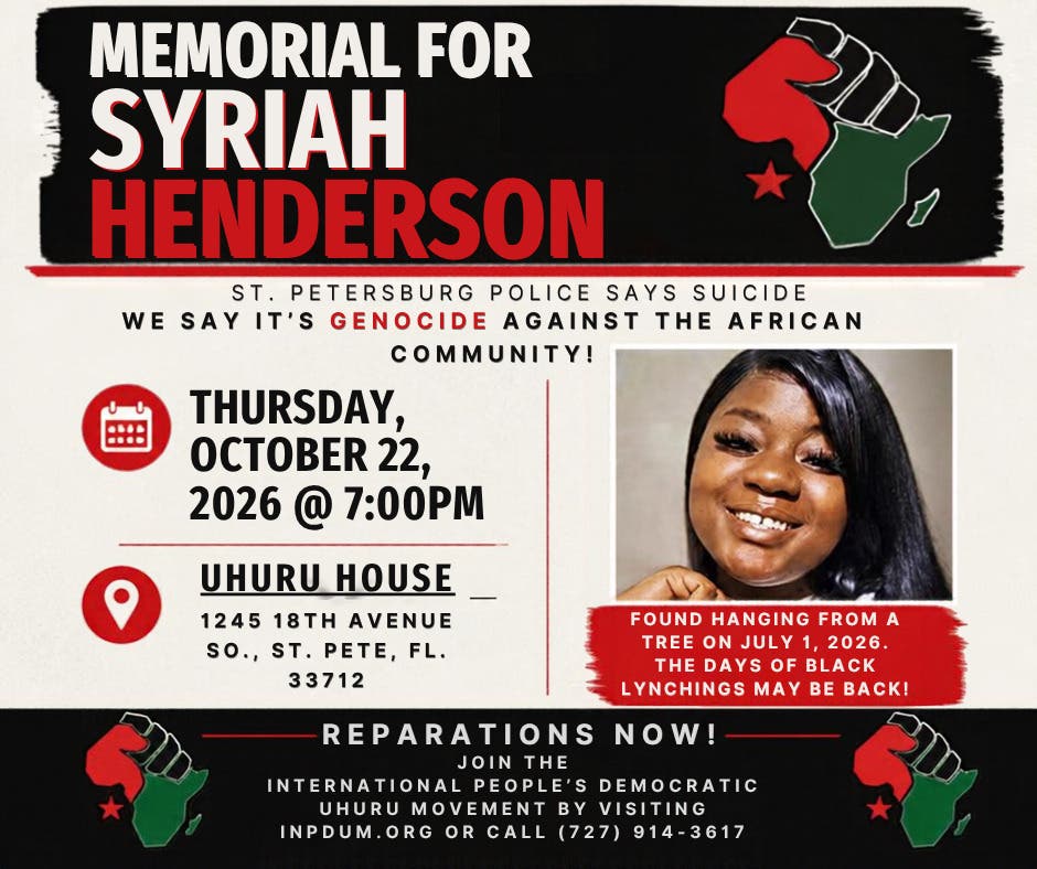 Memorial for Syriah Henderson
