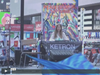 A screenshot from a special video presentation by Good News Planet Production featuring performance clips and video reflections on conscience by performing artists from New York.