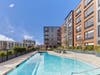 The Hazel Stamford, a hot new rental spot in Connecticut’s vibrant Harbor Point waterfront neighborhood, features a pool, complete with cozy pergola seating areas and chaise loungers, BBQs, covered dining areas, and great views.