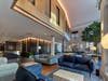 A soaring lobby at The Wyldes in Harrison, NJ