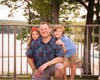 Steven Weiner with children Lillian and Mason.