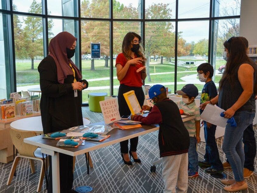 Children in East Library Branch