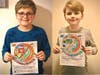 Eleven-year-old James Wright and his eight-year-old brother Jaxson Wright from the USA pledged to be kind and help one another, and to “respect all people no matter how different they might be.” 