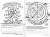 These two coloring pages are designed to promote the International Day of Conscience and feature illustrations that represent conscience as the compass in our hearts which guides us to do the right things.