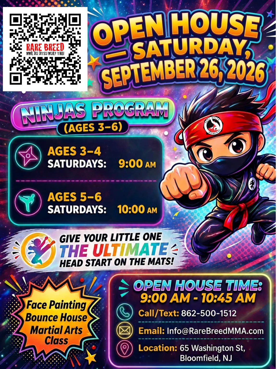 Open House Ninjas Program