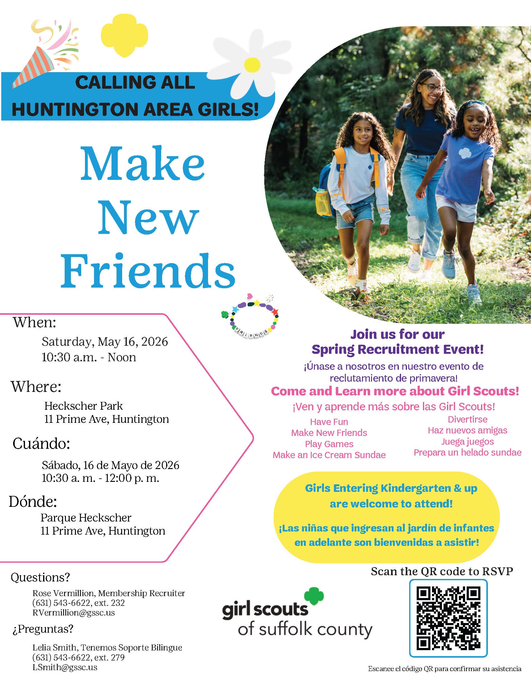 Girl Scouts Make New Friends Spring Recruitment Event