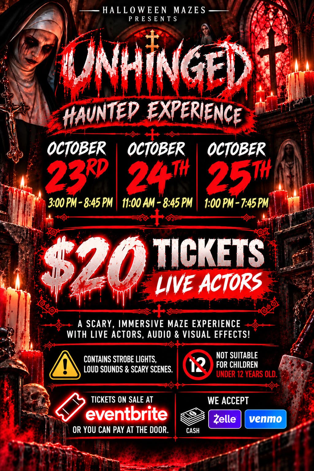 "Unhinged" a haunted attraction maze