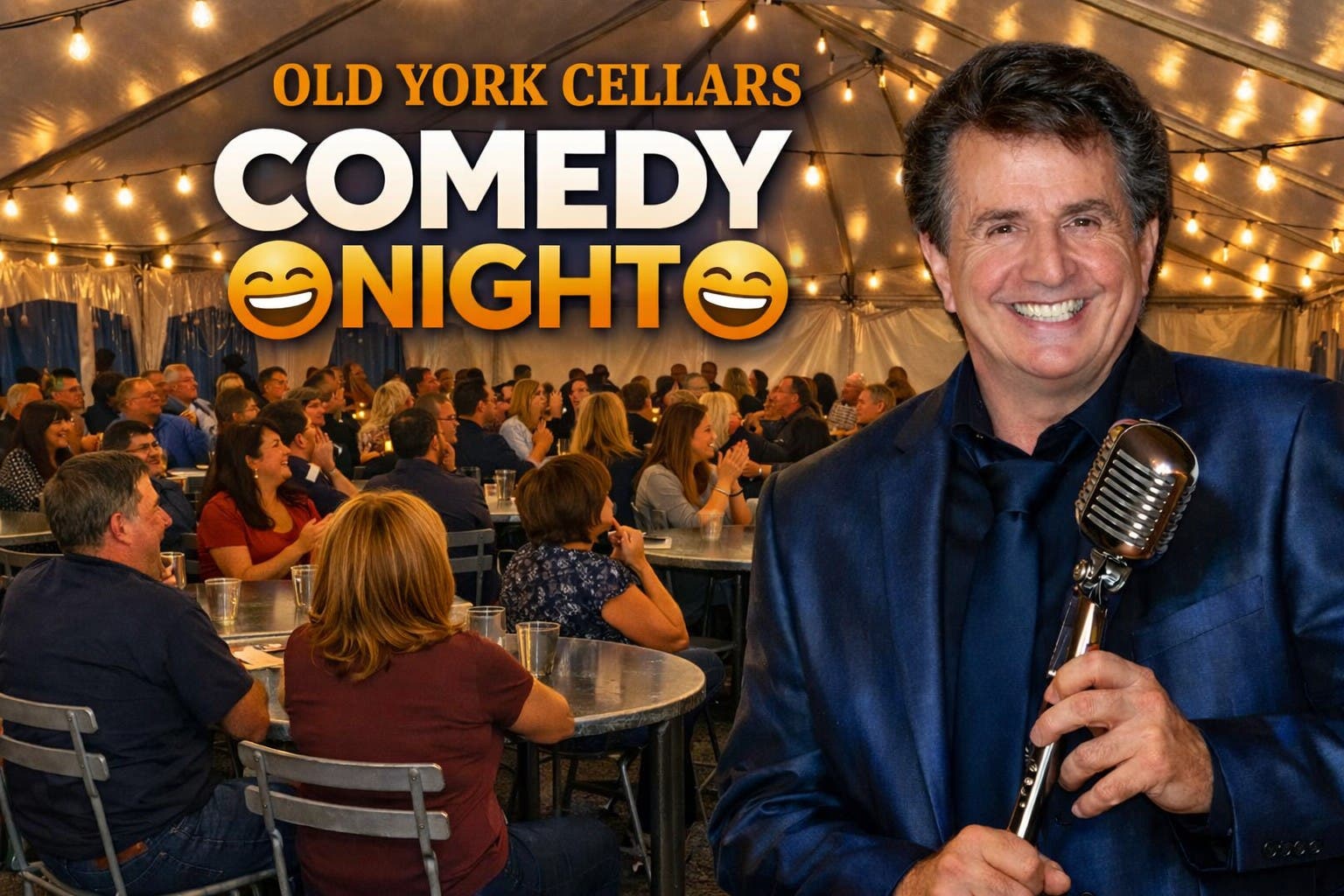 đ¤đ¤Ł Wine & Comedy Night at Old York Cellars! đˇâ¨
