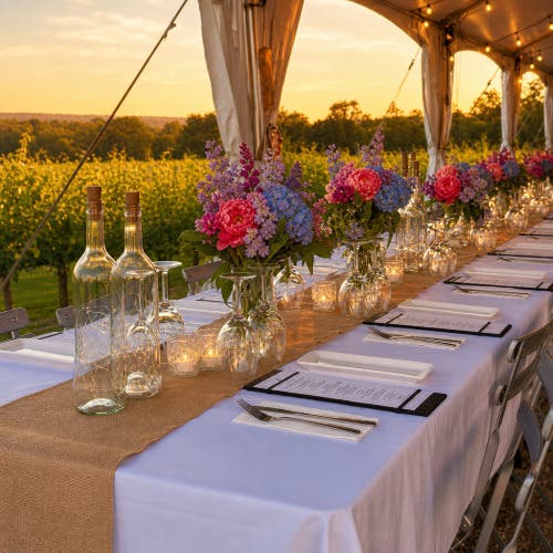 Dinner in the Vineyard 🌿🍷