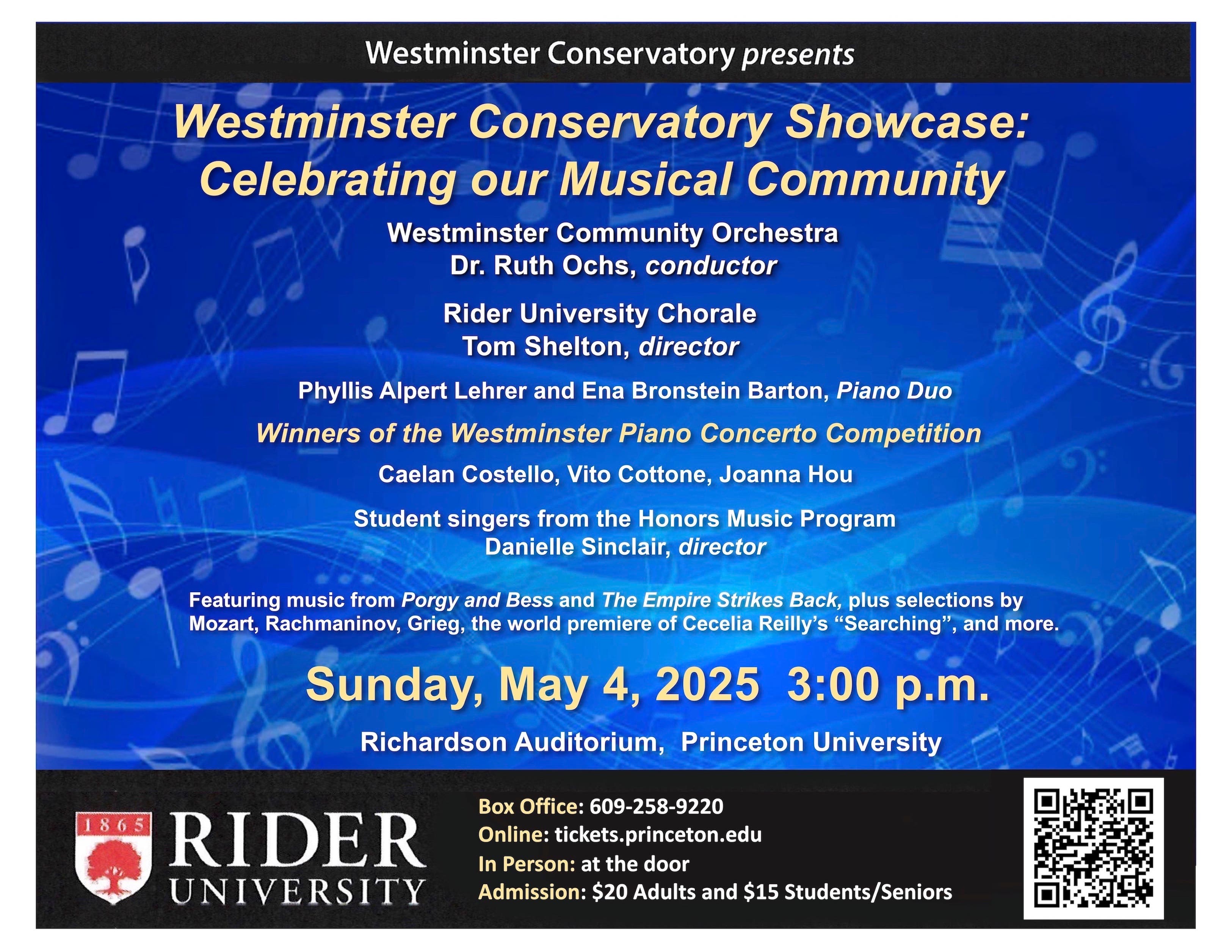 Westminster Conservatory Showcase: Celebrating our Musical Community