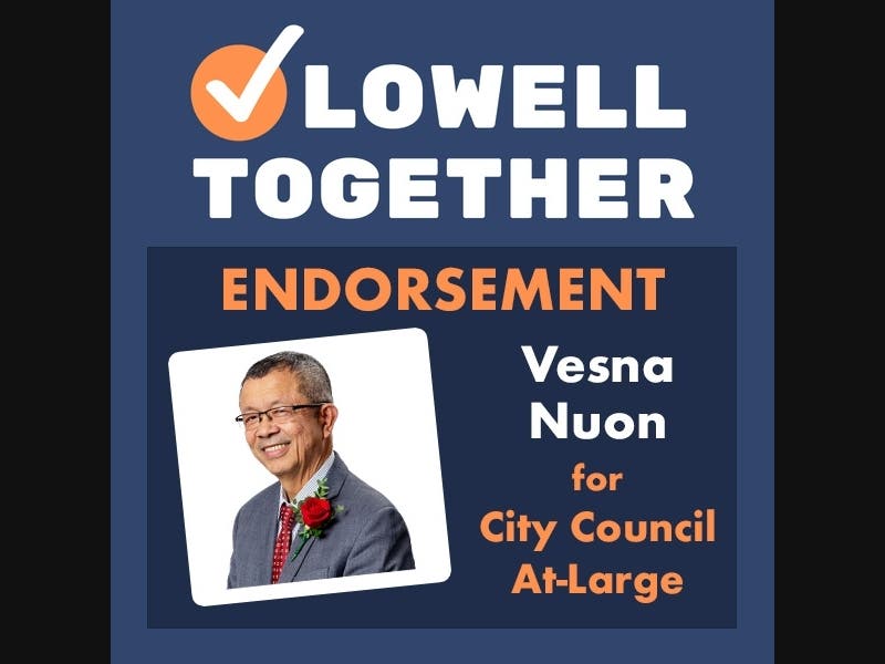 Lowell Together endorses Vesna Nuon for re-election to the City Council at-large