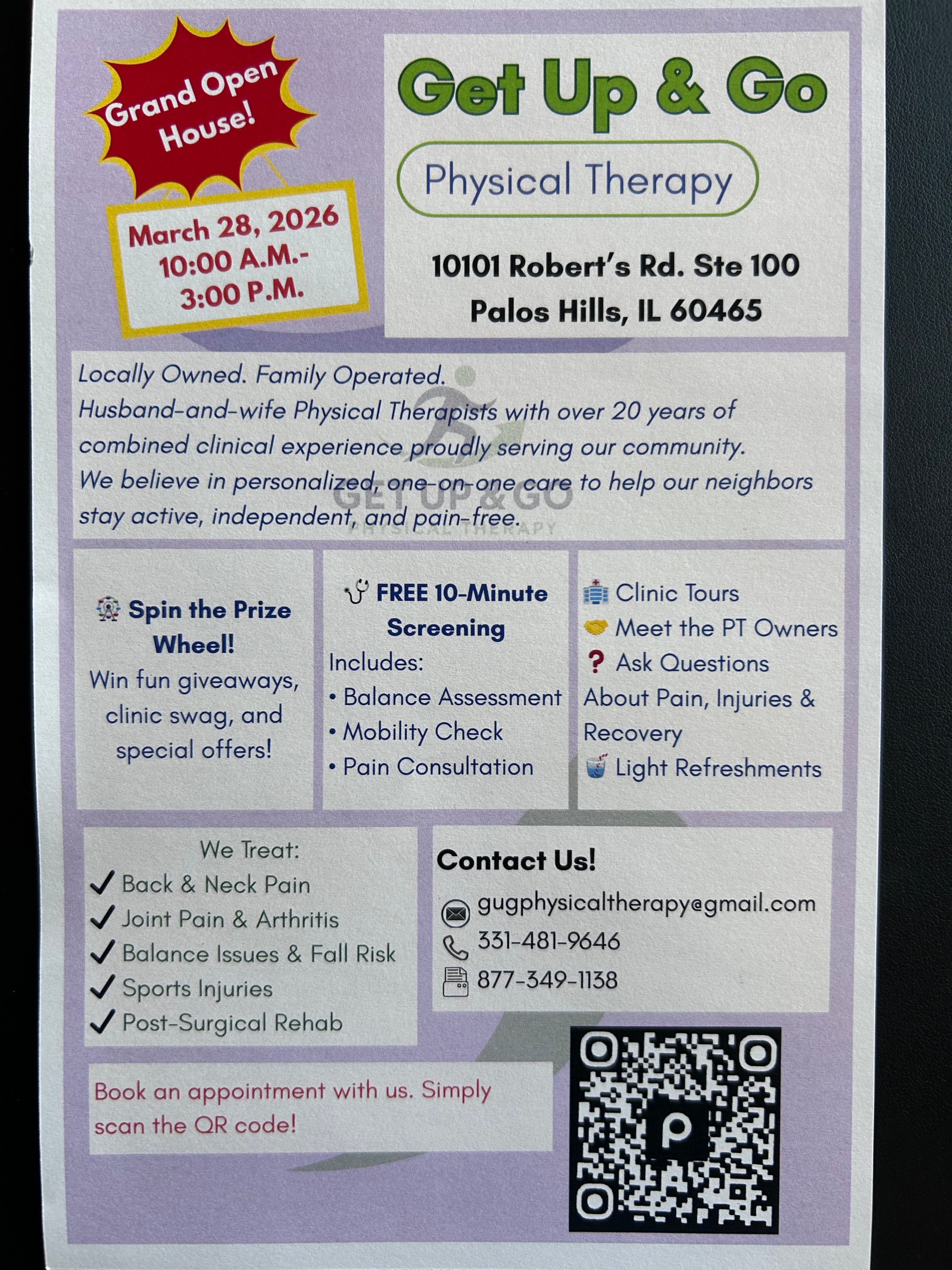 Get Up & Go Physical Therapy Grand Open House!