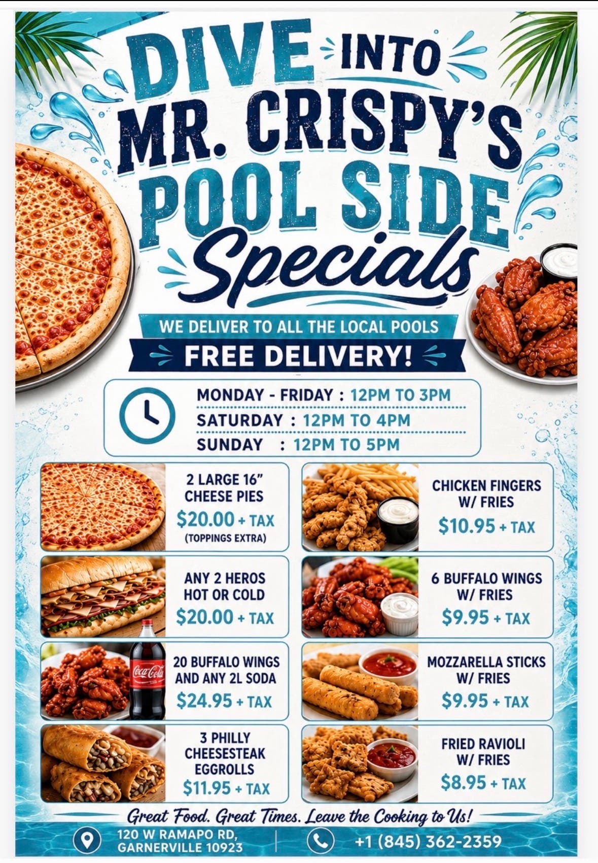 Pool Side Specials 