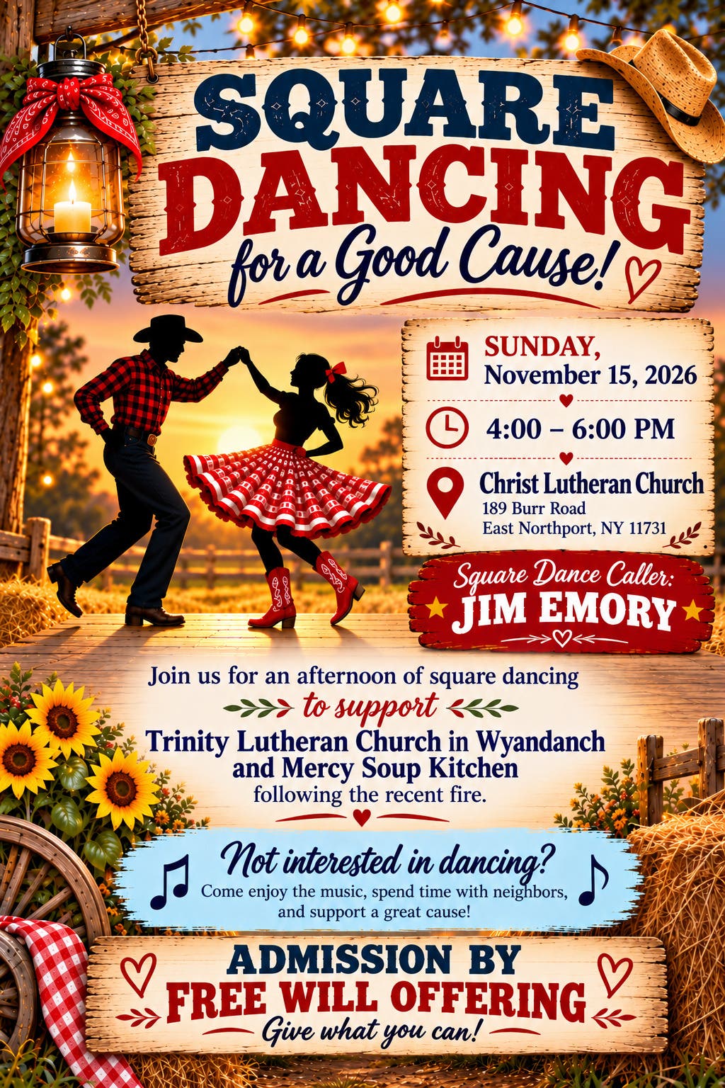 Square Dance Fundraiser for Trinity Lutheran Church