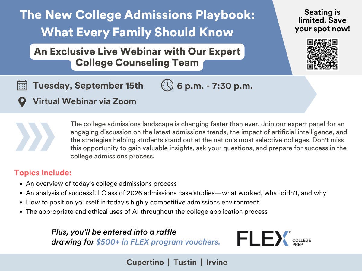 The New College Admissions Playbook: What Every Family Should Know