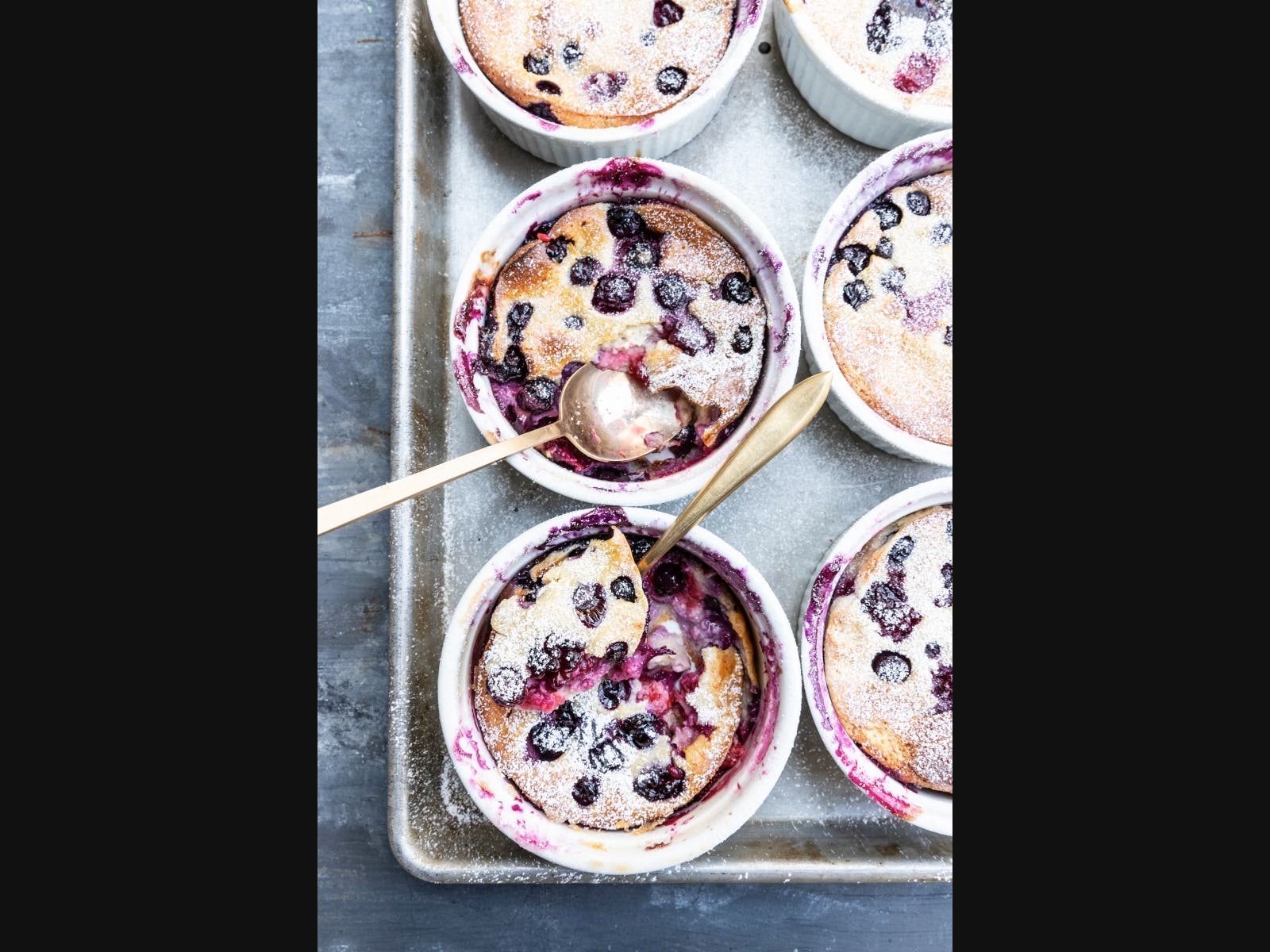 Cherry and Pistachio Clafoutis with Chamomile