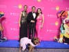 Leslie Granger, CAWA, President and CEO of Bideawee; Sherif Nahas, Chair, Board of Directors of Bideawee, and Director, Private Equity & Real Assets, The Ford Foundation, with dog Bella; Tina Hu Nahas 