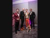 (Left to Right) Nick Gordon; Matthew Wood; Rod Thomas; Alex Mangone; Norman Bates the dog