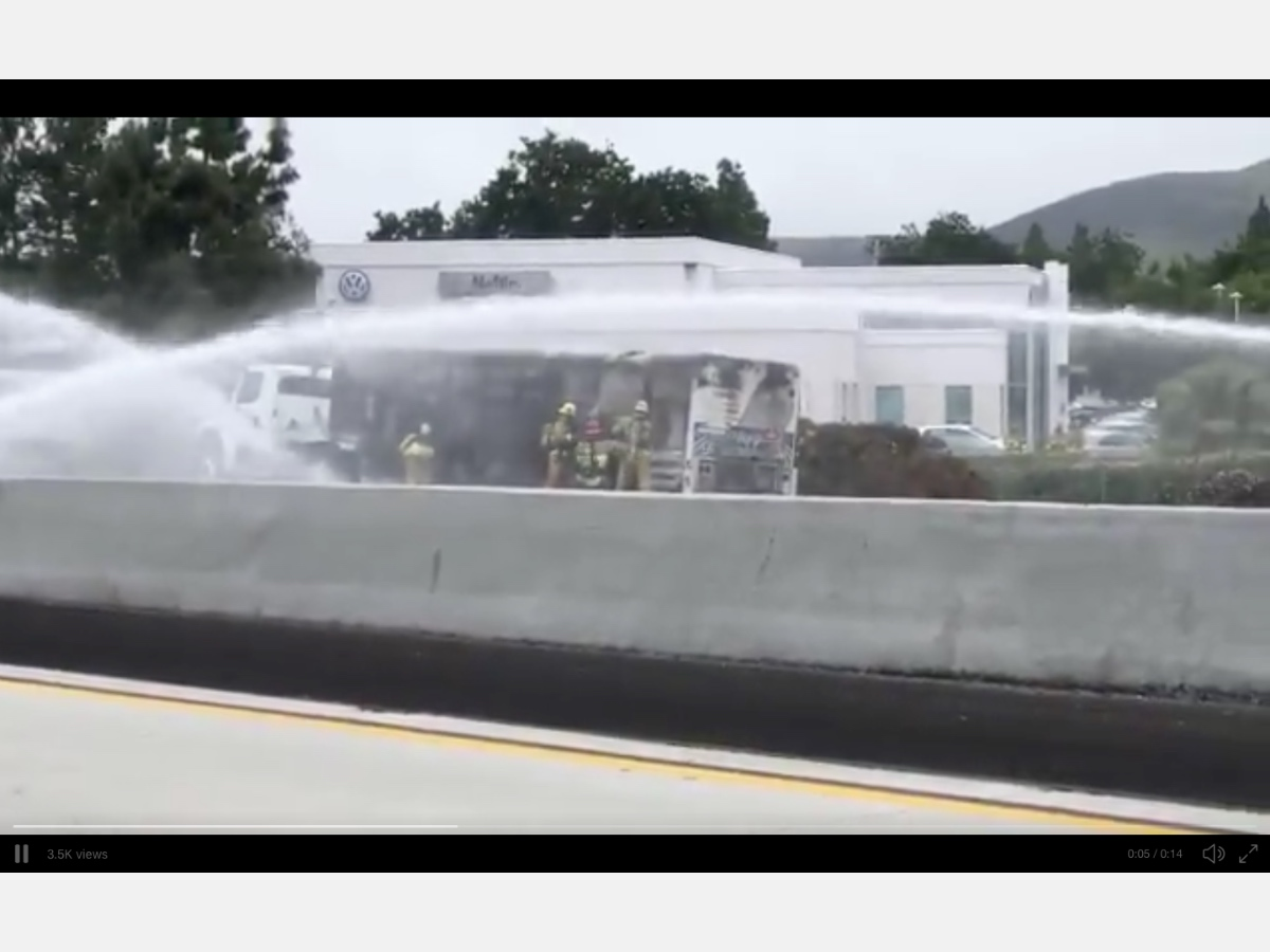 VCFD crews spent the morning extinguishing the fire and checking for propane leaks. 