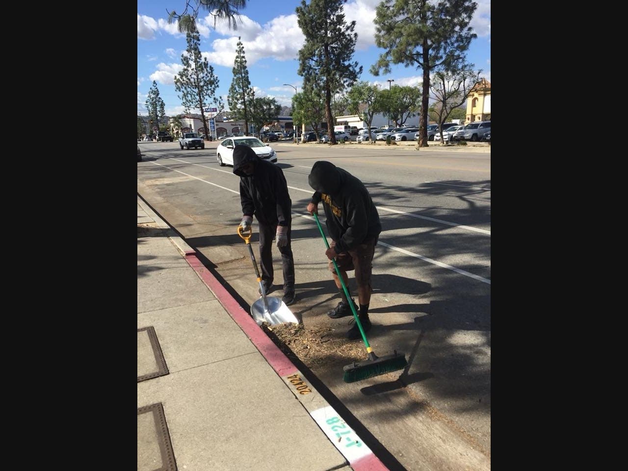 Jobs for the Homeless compensates homeless residents to help clean up the city.