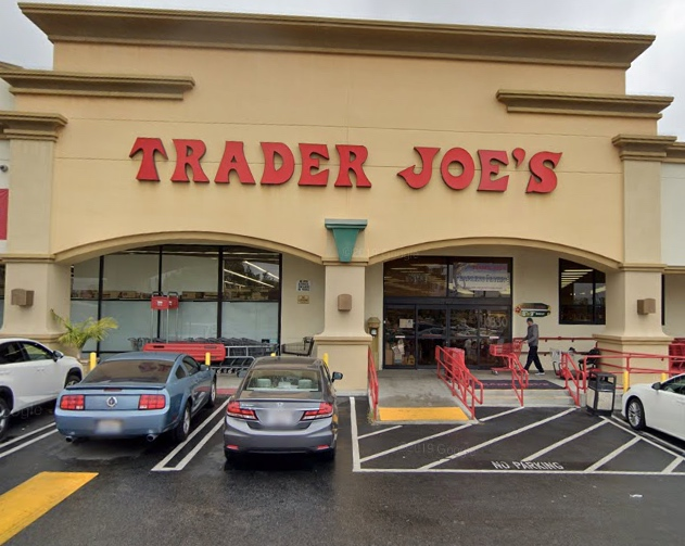 A Trader Joe's location in Chatsworth, where a Black man was allegedly blocked from leaving for no discernible reason.