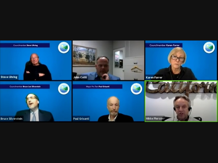 The Council deliberates on which members should interview law firms, and whether or not Silverstein is conflicted.