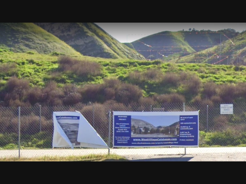 The site of the West Village project, which would add hundreds of units of townhouses, a retail center, a park, and dedicated open space.