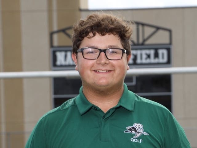 Senior Bobby Crosby earned all-conference honors for the second time in his high school career to top the list of Spartan golfers.