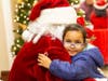Santa spread holiday cheer at three pancake breakfasts Dec. 3. 