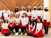Santa spread holiday cheer at three pancake breakfasts Dec. 3. 