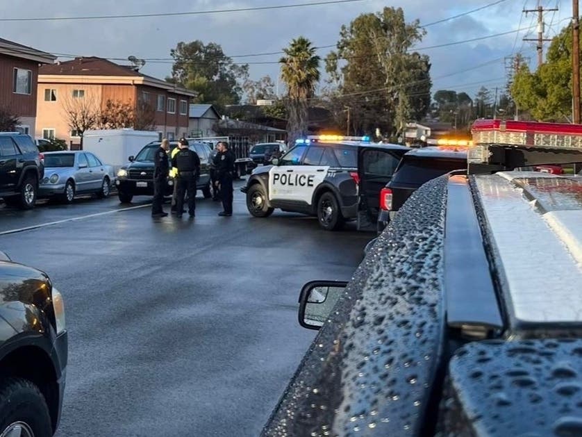 Just before 2:45 p.m. Thursday, officers responded to reports of a shooting at Enos Way and Junction Avenue. 