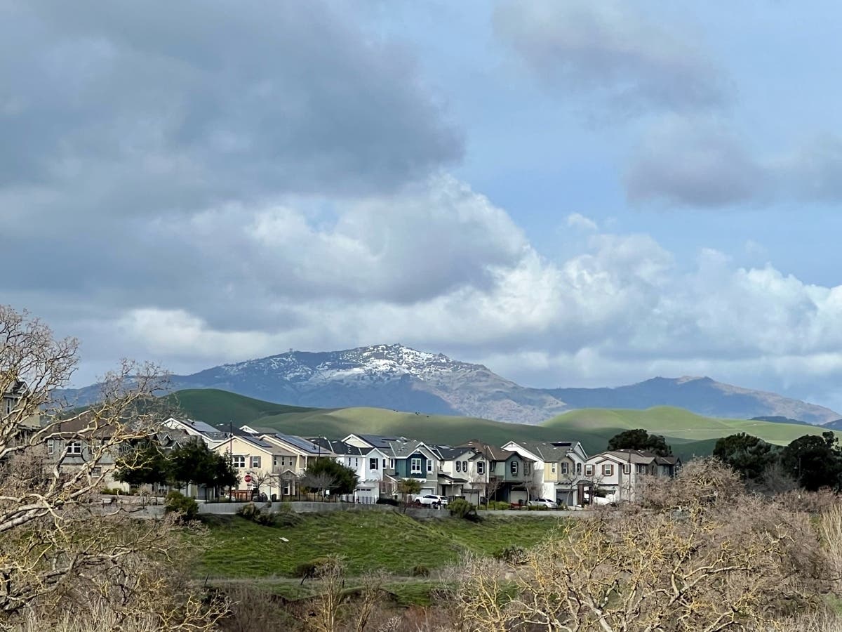 Mt. Diablo from the Tassajara Creek Trail.
