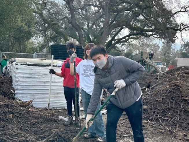The volunteers were able to repair the school’s fenceline, clear debris from the playground, and clear up a large mess made around the school garden, among other improvements.