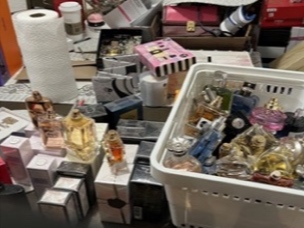 While searching the suspects' home, police say they found more than $1 million worth of stolen retail goods. 