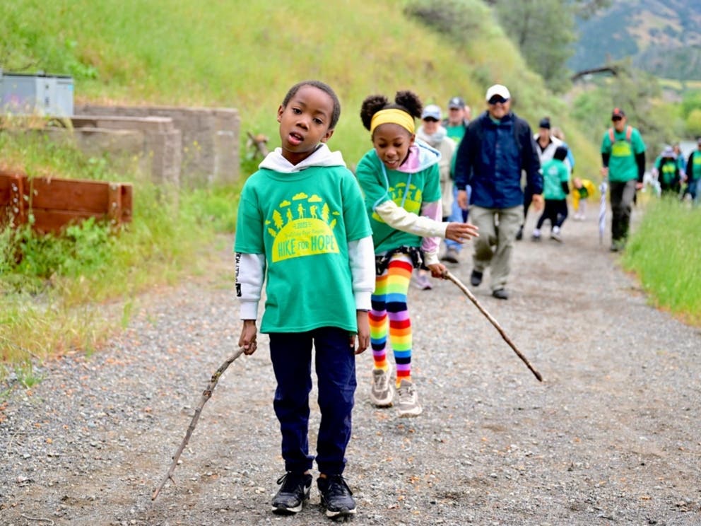Despite rain and winter storm damage, hundreds of hikers still raised thousands of dollars to support hospice patients and caregivers.