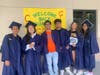 Advik Nigam, Ivana Chen, Aditya Ved, Tanay Joshi, Zoe Chu, and Avi Uppalati take a Memory Walk to Quail Run Elementary.