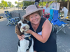 Tater, the LPD therapy dog, visited the Old Southside neighborhood.